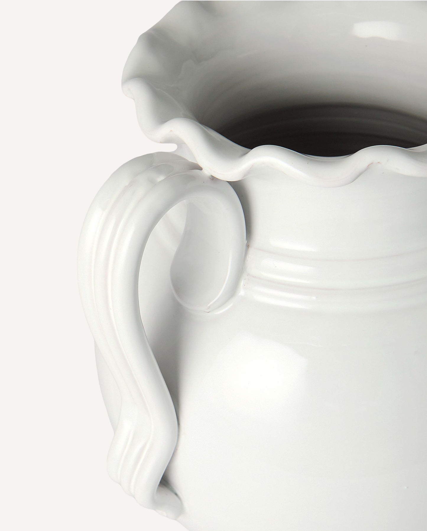 Soft White Ianthe Vase